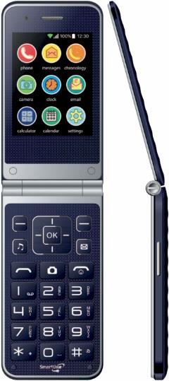 TECNOSHOP Cellulare a conchiglia Headway SmartOne S1 nero